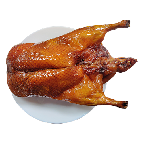 Roasted whole duck
