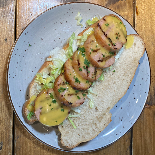 Baguette grillworst