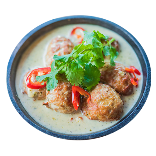 Thai chicken meatballs