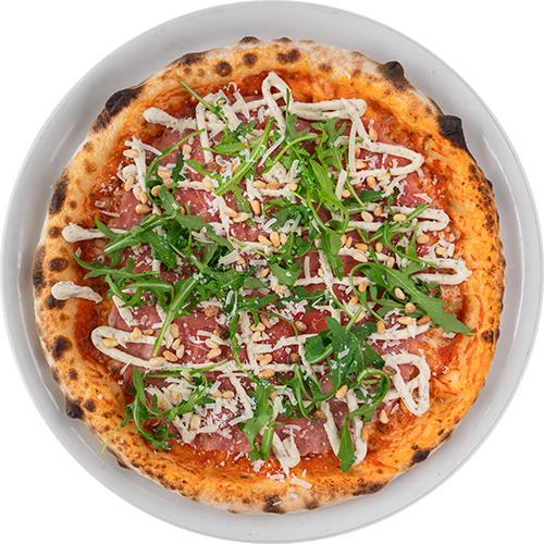 Pizza carpaccio