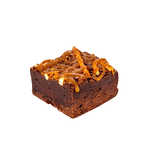 Caramel seasalt brownie