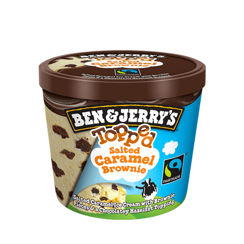 Ben&Jerry's Topped Mini cup Salted Caramel Brownie 100ML