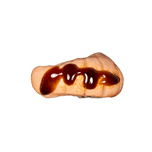 Flamed sake nigiri