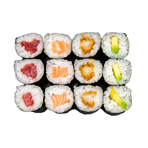 Maki deluxe mix small 12 stuks