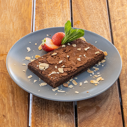 Huisgemaakte chocolade brownie