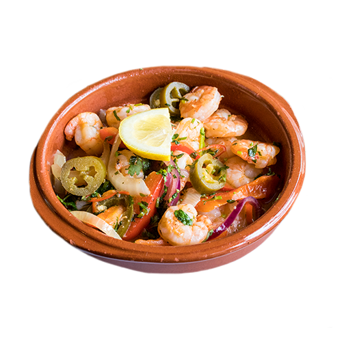 Camarones fajitas