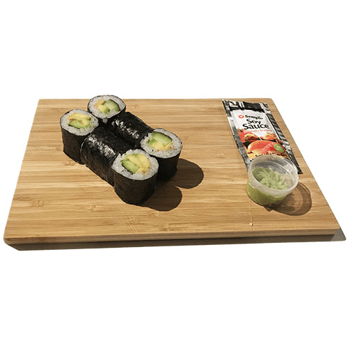 Avocado en komkommer hosomaki