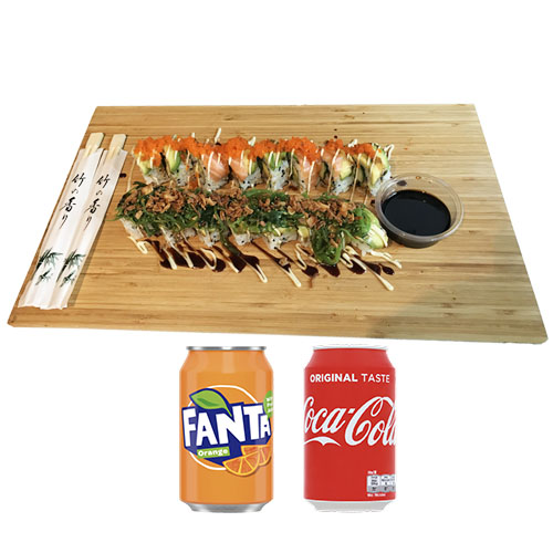 Softshell voordeel box met 2 drankjes