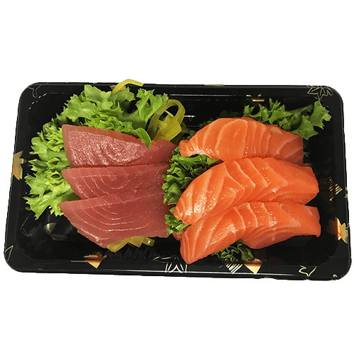 Sashimi zalm en tonijn