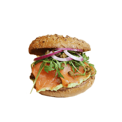 Salmon sandwich