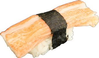 Crab stick nigiri