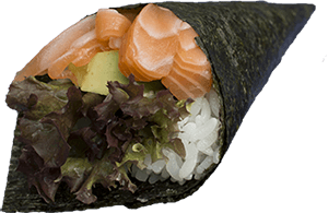 Temaki salmon