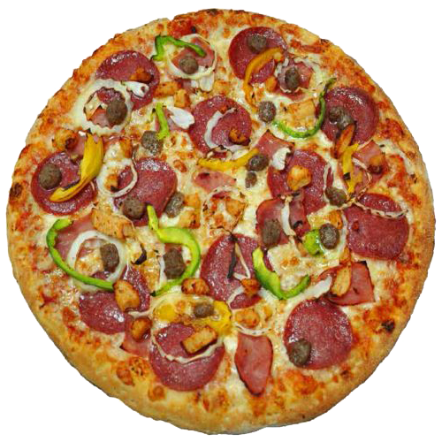 Pizza BBQ mixed-grill