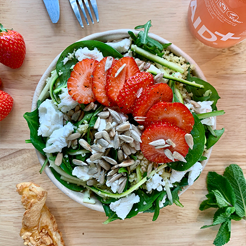 Salad with couscous