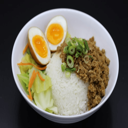 Rice with minced pork