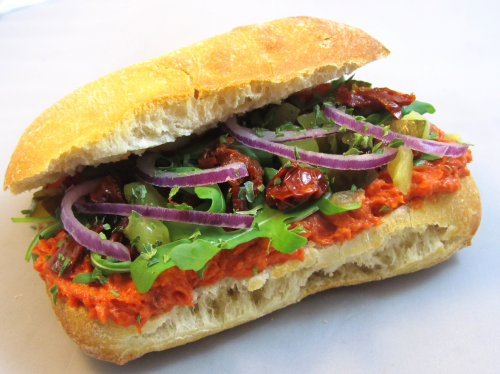 Luxury filet american sandwich
