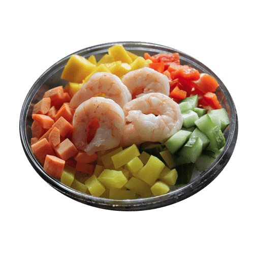 Pokébowl garnalen
