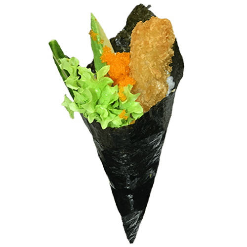 Tempura temaki