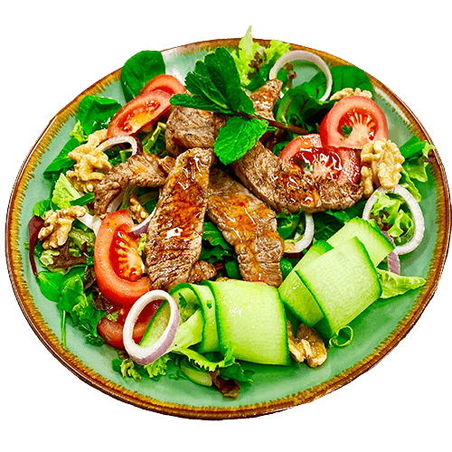 Pittige steak salade
