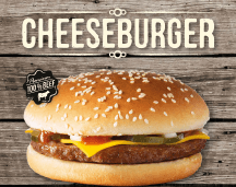 Beef cheeseburger