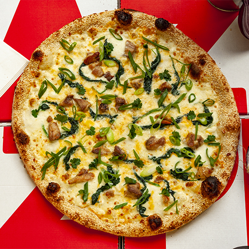 Pizza Chicken Alfredo