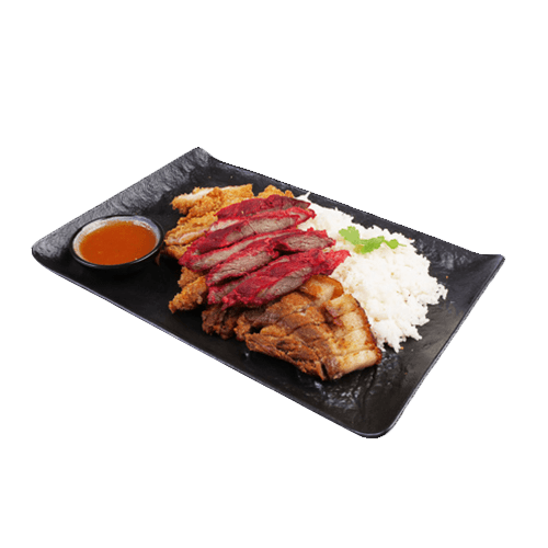 Combi spek, cha-siew, kip pangang