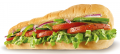 Veggie Delight footlong (30 cm)