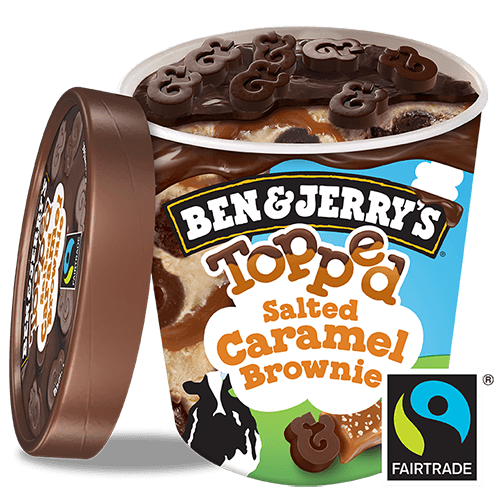 Ben & Jerry's Topped Salted Caramel Brownie (100ml)
