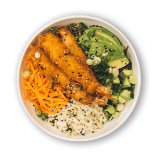 Large poké bowl Crunchy tao