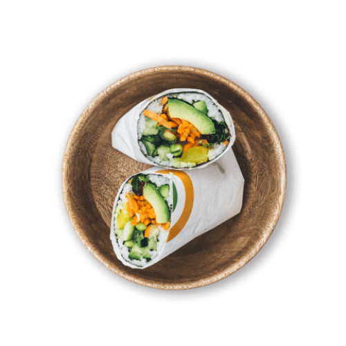 Sushi burrito Avocado frenzy