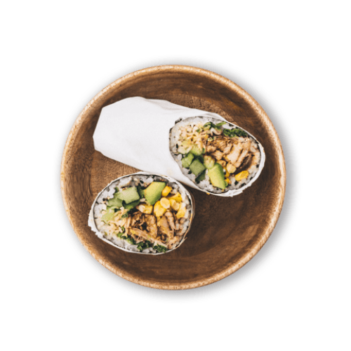 Sushi burrito Samurai chicken