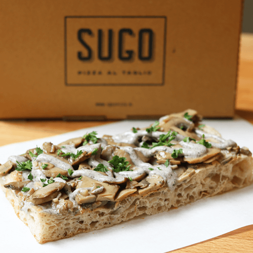 Pizza mushroom and truffle