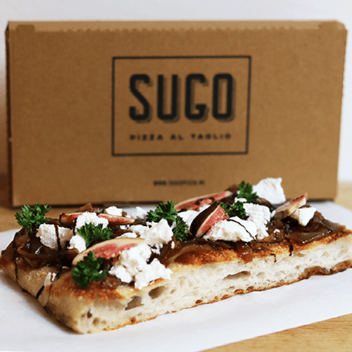 Pizza geitenkaas en vijg