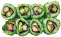 Uramaki wasabi California roll