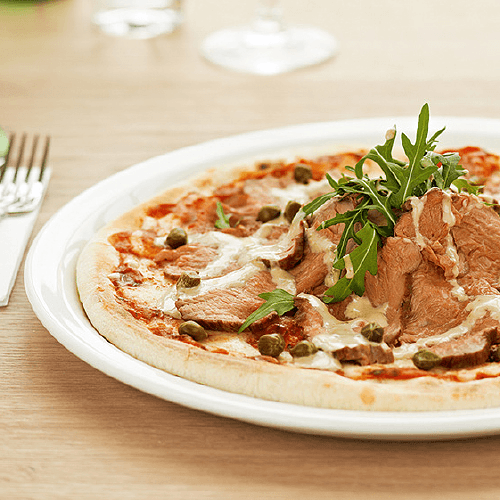 Pizza vitello tonnato