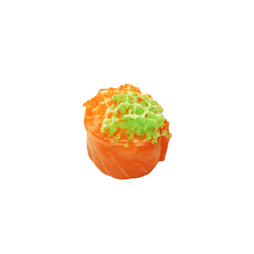 Sake tobiko gunkan