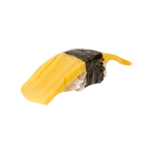Zoete omelet nigiri