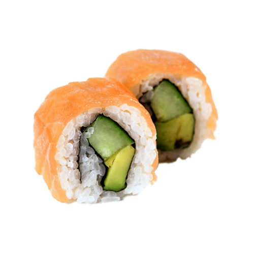 Gerookte zalm uramaki