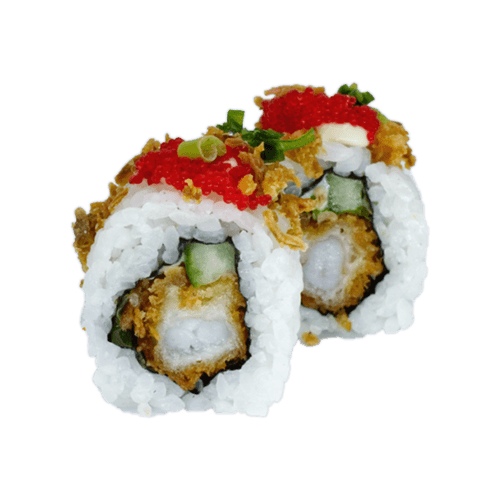 Gefrituurde garnaal uramaki