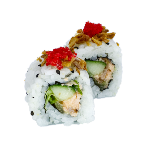 Tonijn en zalm uramaki