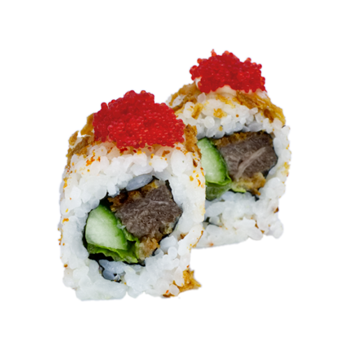 Gemarineerde bief uramaki