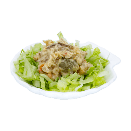 Tonijn en zalm salade