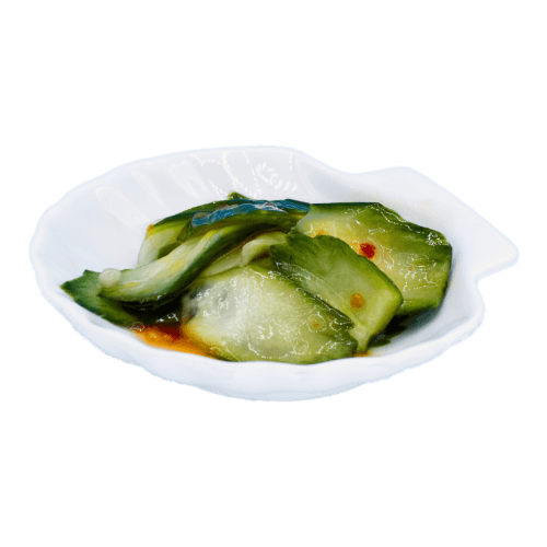 Zoetzure komkommer salade