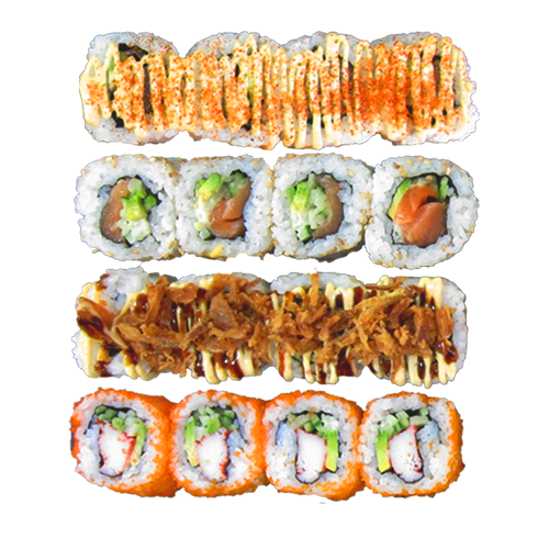 Roll mix set 16 stuks