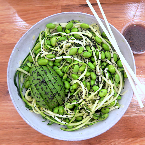 Zoodle salad
