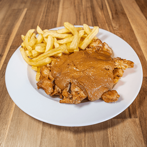 Chicken satay menu