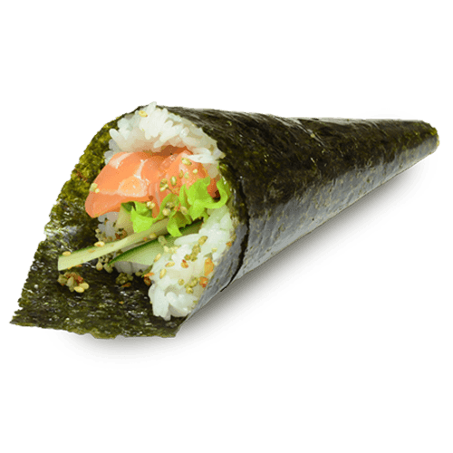Sake temaki
