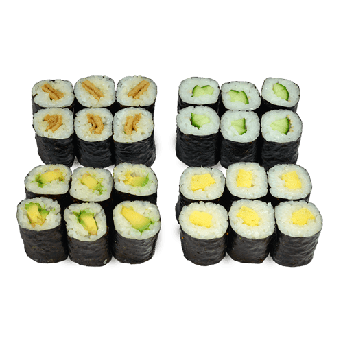 Sushi menu 17, vegetarian
