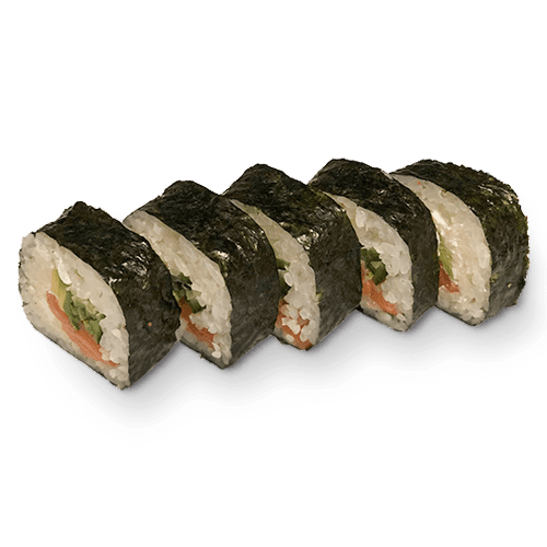 Cream cheese salmon futo