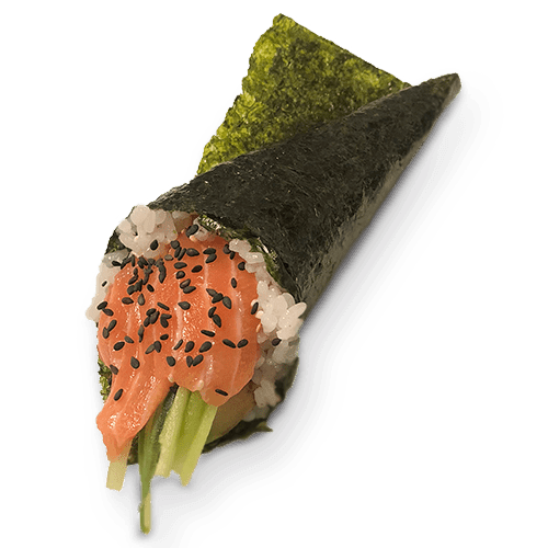 Sake temaki